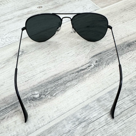 Ray-Ban Black Aviator Unisex Sunglasses 58MM main image 4